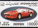 Afghanistan - 1999 - Ferrari - 10000 AFS - Multicolor - Ferrari, Cars - Ferrari 208 Turbo - 2